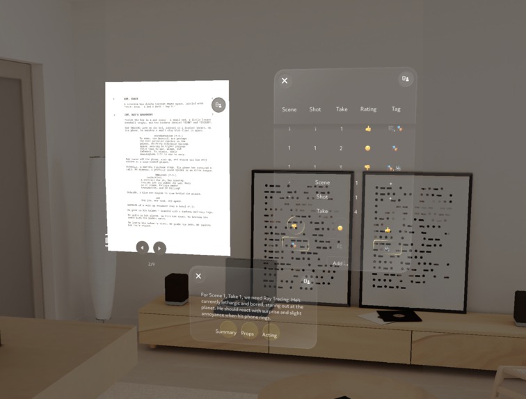KinoPilot - AR Filmmaking + AI Script Supervisor – screenshot 1