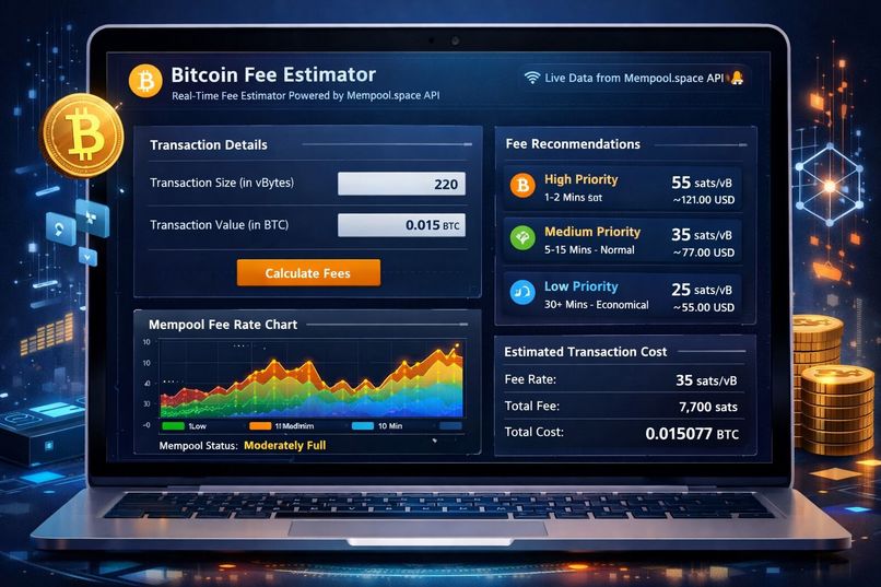 Bitcoin Fee Estimator – screenshot 1