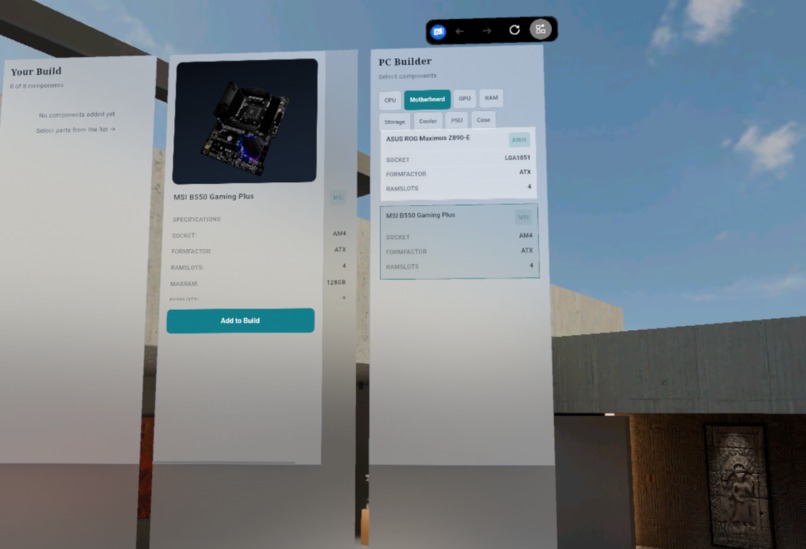 PCPartPiXR – screenshot 3