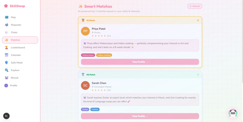 SkillSwap – screenshot 6