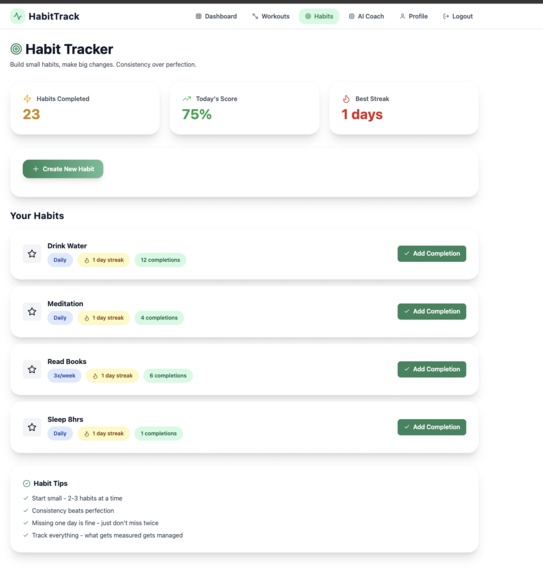 Habit Track – screenshot 2