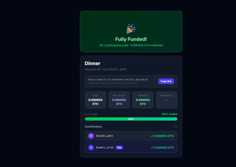 Pay Circle – screenshot 2