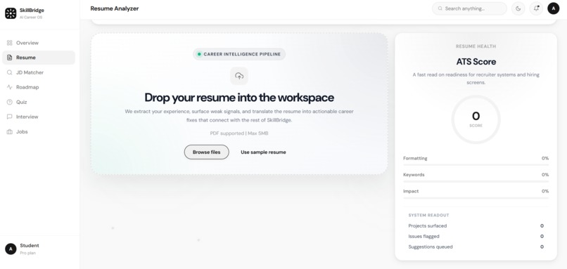 SkillBridge AI – screenshot 2