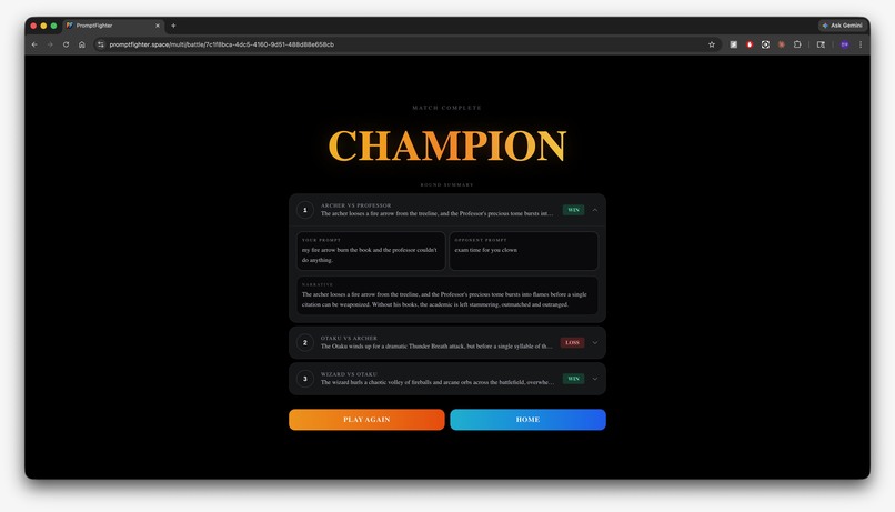 PromptFighter – screenshot 4
