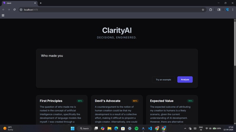 Clarity AI – screenshot 1