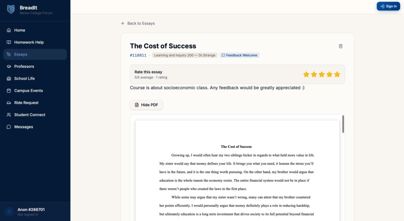 BreadIt – screenshot 2