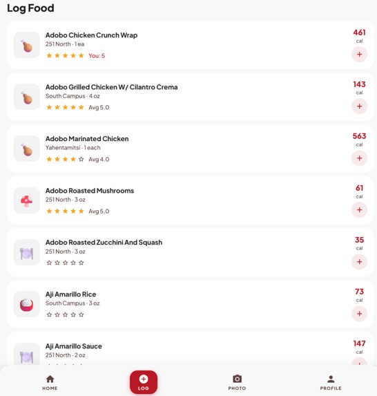 UMD Nutrition – screenshot 3