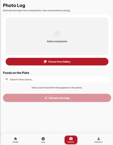 UMD Nutrition – screenshot 4