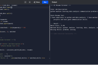AI Resume Screener using NLP