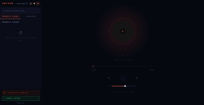 Unison – screenshot 1