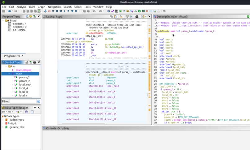 Hacking a Router – screenshot 1