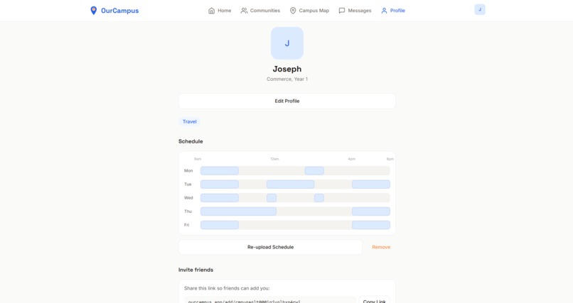 OurCampus – screenshot 4