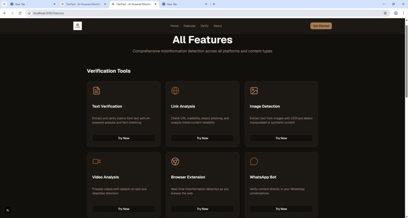 ClariFact AI – screenshot 1
