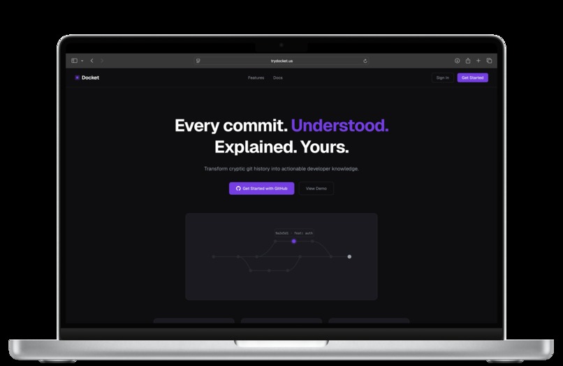Docket – screenshot 2