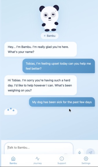 Babu - Emotional Support AI – screenshot 1