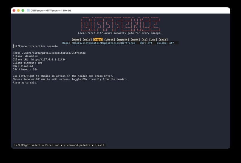 DiffFence – screenshot 1