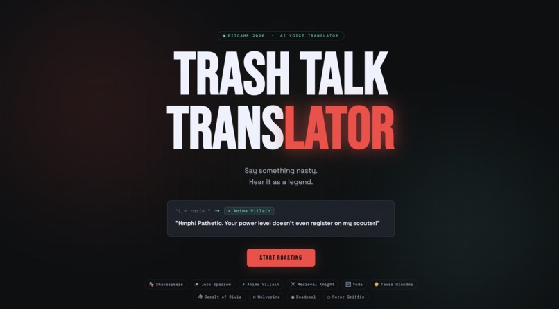 Trashlator -  Trash Talk Translator – screenshot 1