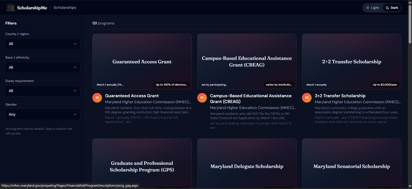 ScholarshipMe – screenshot 6