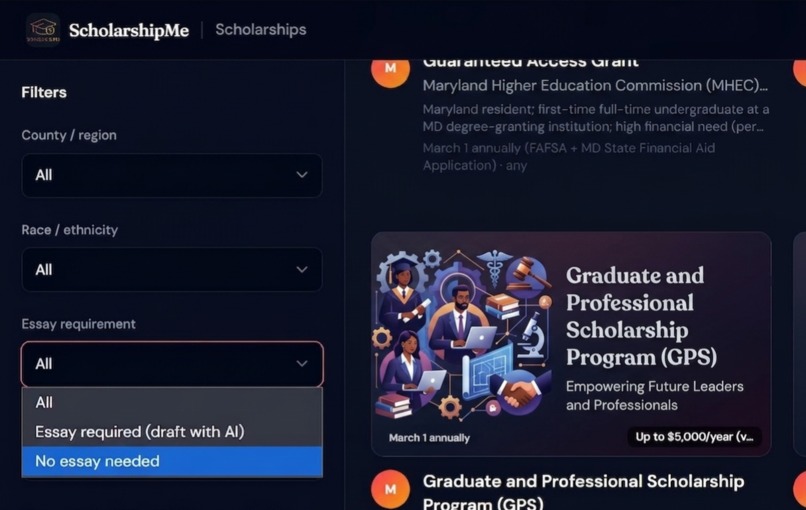 ScholarshipMe – screenshot 5