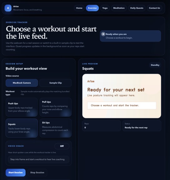 Arise – screenshot 2