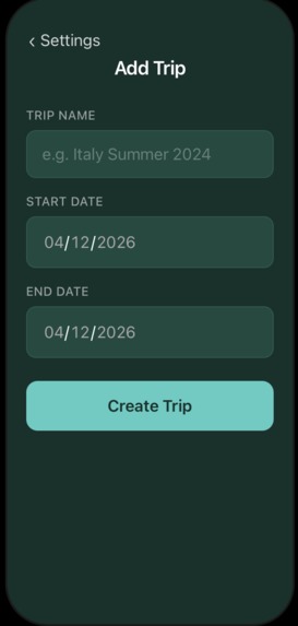 PastPort – screenshot 2
