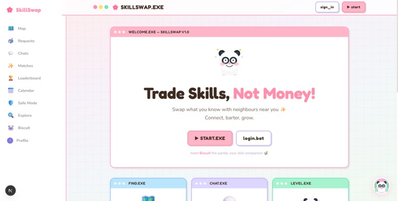 SkillSwap – screenshot 1