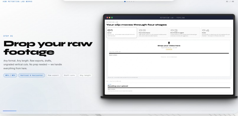 RetentionLab – screenshot 2