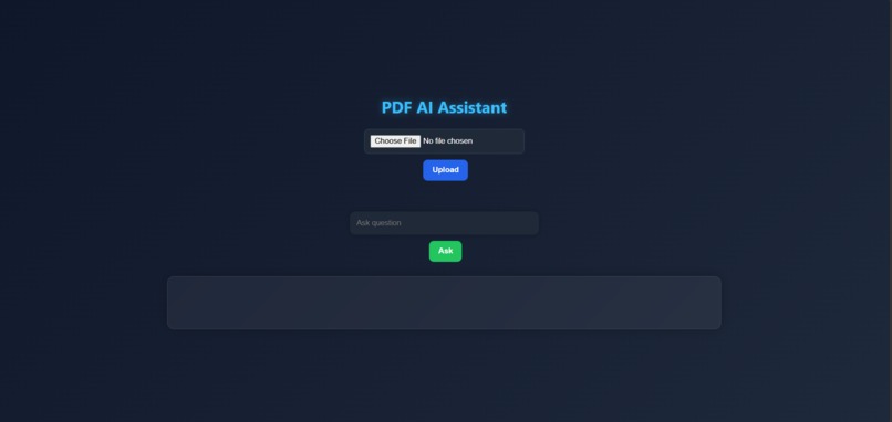 Smart PDF Chatbot – screenshot 1