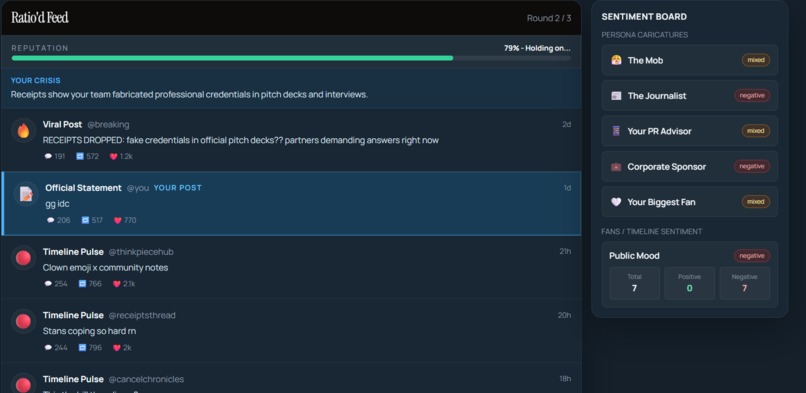 Ratio'd – screenshot 5