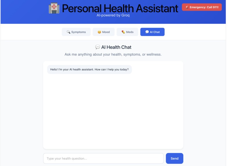 Personal Health Assistant  – screenshot 4