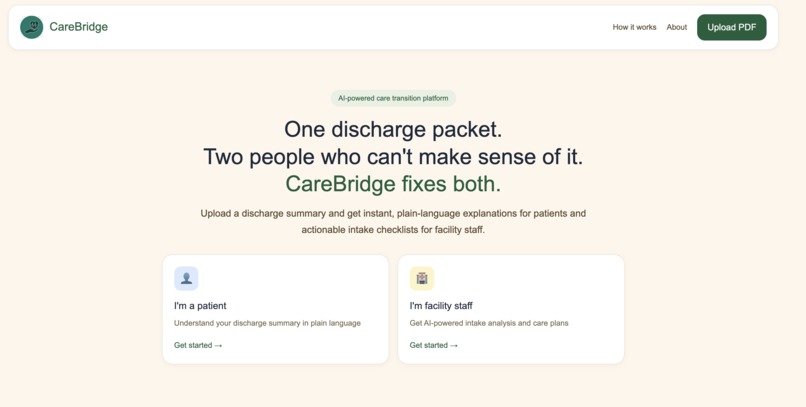 CareBridge – screenshot 2