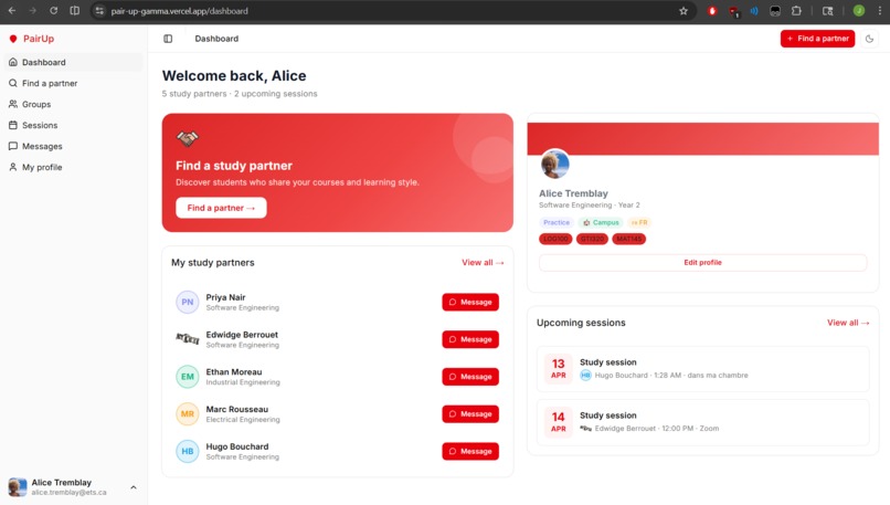 PairUp – screenshot 1