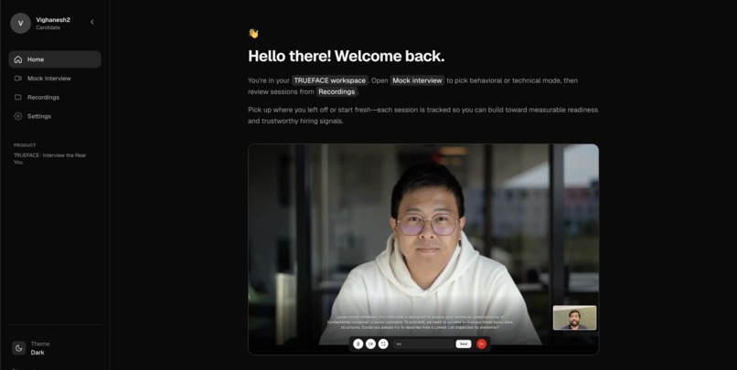 TrueFace – screenshot 2