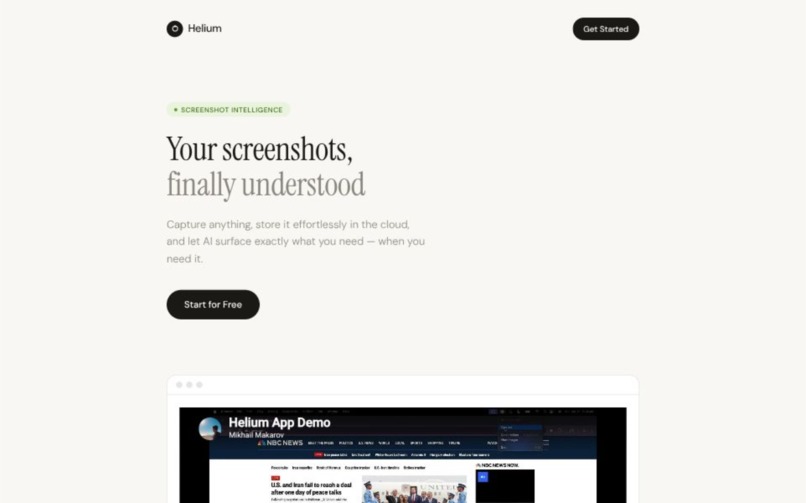 Helium – screenshot 1