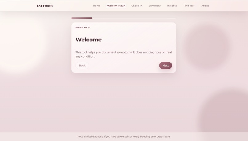 EndoTrack – screenshot 2