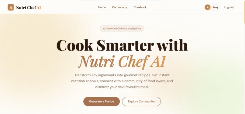 Nutri Chef AI – screenshot 1