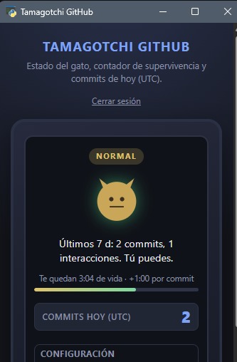 Tamagotchi Github – screenshot 1