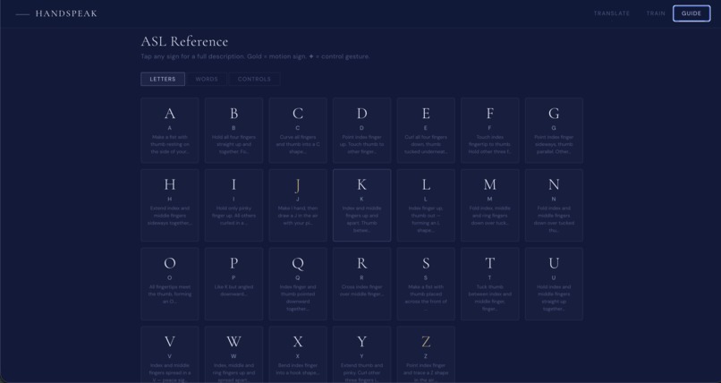 HandSpeak – screenshot 1