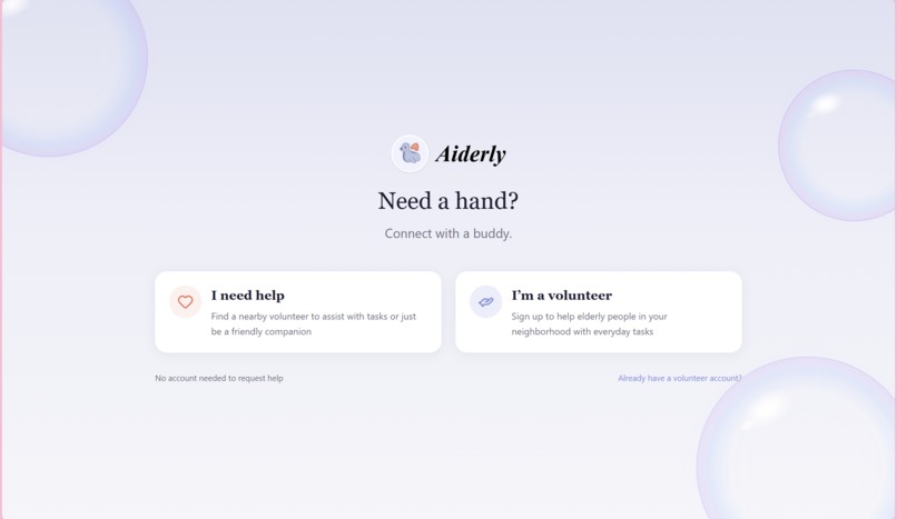 Aiderly – screenshot 2