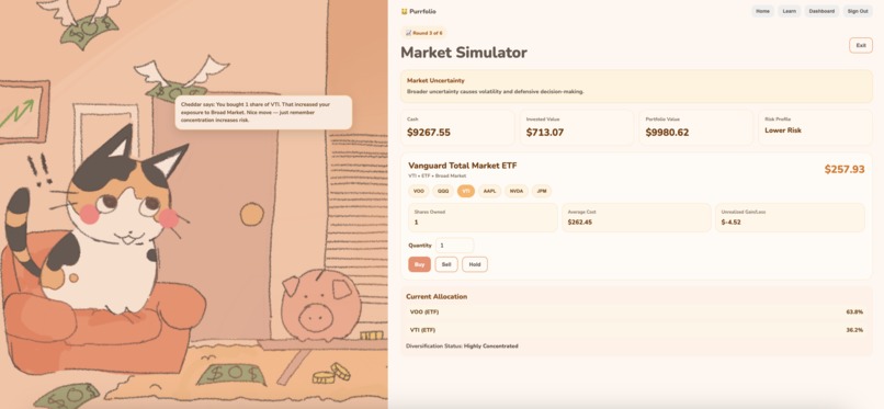 Purrfolio – screenshot 2