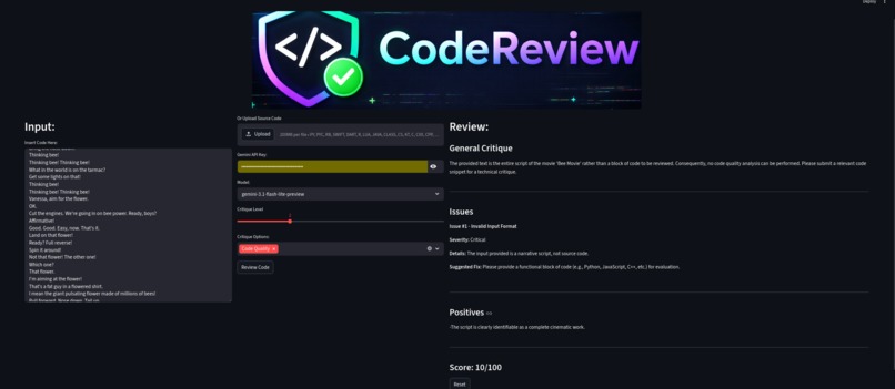 CodeReview – screenshot 1