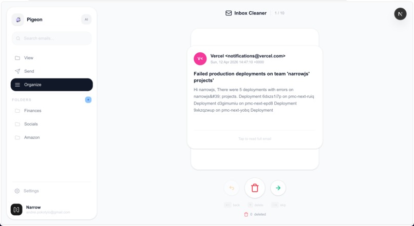 Pigeon Mail Client – screenshot 2