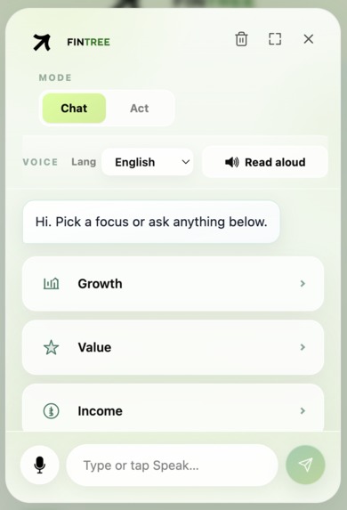 FinTree – screenshot 1