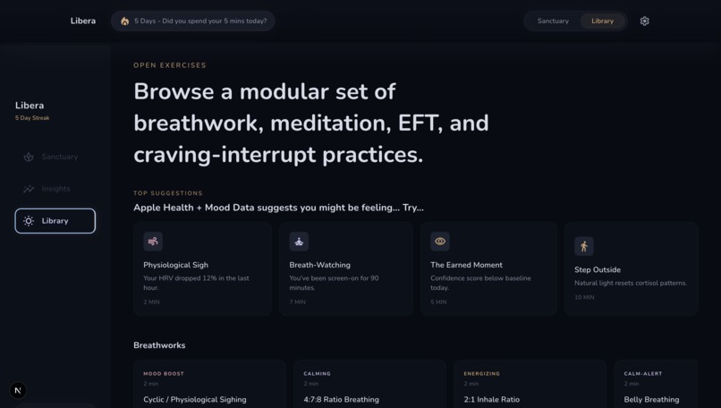 Libera – screenshot 1