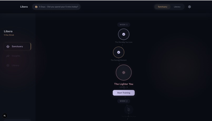 Libera – screenshot 2