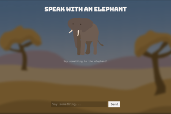 Speak with an Elephant