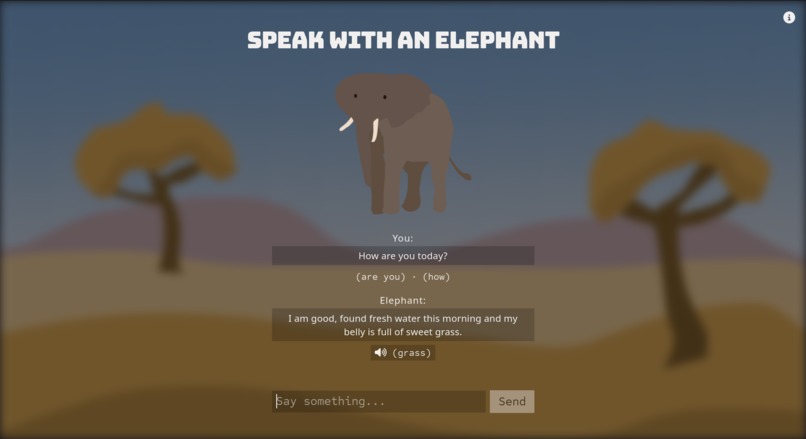 Speak with an Elephant – screenshot 2