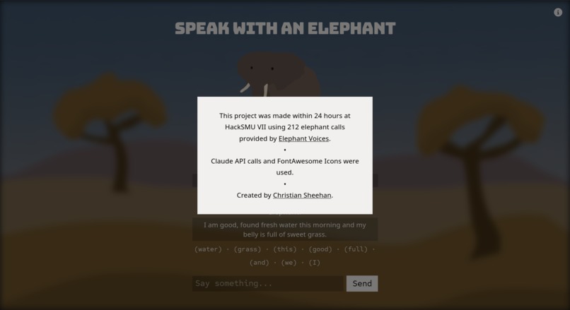 Speak with an Elephant – screenshot 3