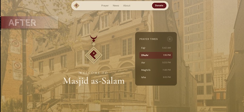 ReformStep: Mosque UI Redesign – screenshot 3