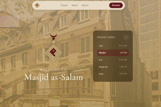 ReformStep: Mosque UI Redesign